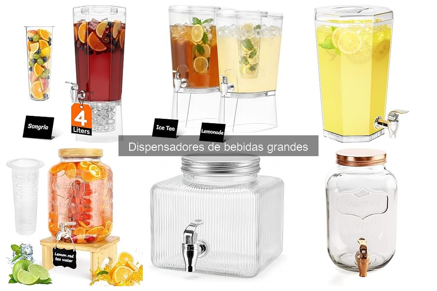 Comparativa: Dispensadores de Bebidas de Vidrio vs. Plástico
