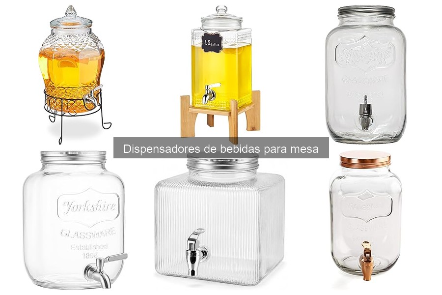 Comparativa Dispensadores de Bebidas: Vidrio vs Plástico