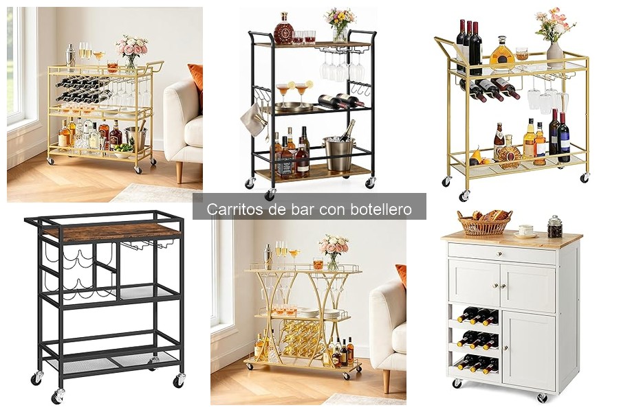 Comparativa: Mejores carritos de bar con botellero