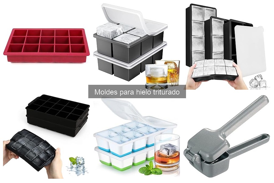 Comparativa: Moldes de Silicona vs. Plástico para Hielo Triturado