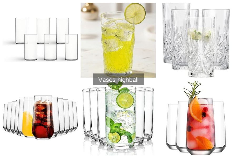 Comparativa Vasos Highball: Vidrio vs Acero Inoxidable