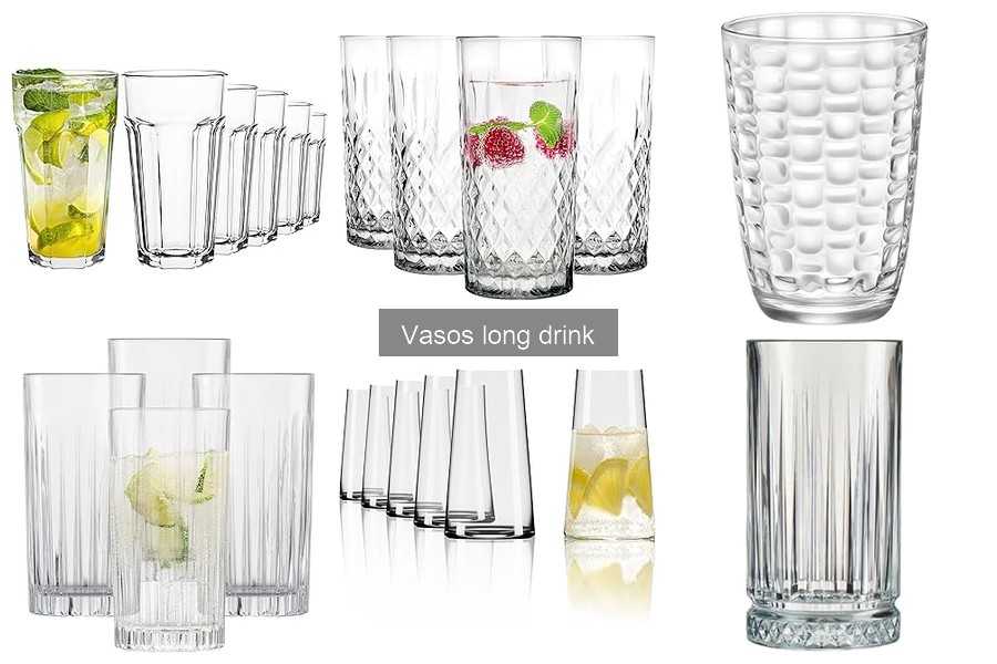 Comparativa: Vasos long drink de cristal vs acrílico