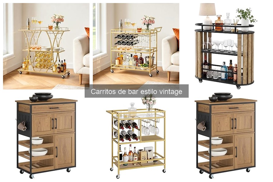 Componentes Esenciales para un Carrito de Bar Vintage