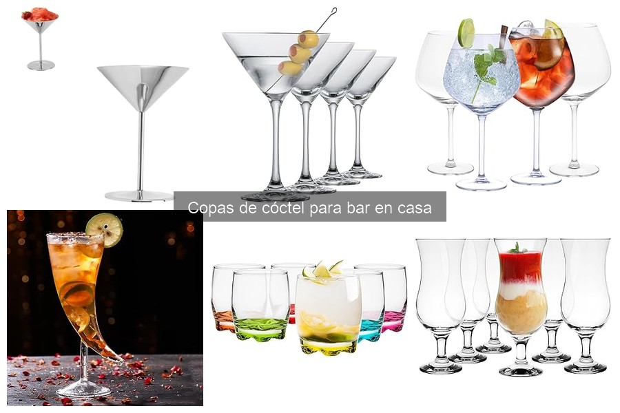 Consejos para Elegir Copas de Cóctel Según el Tipo de Trago