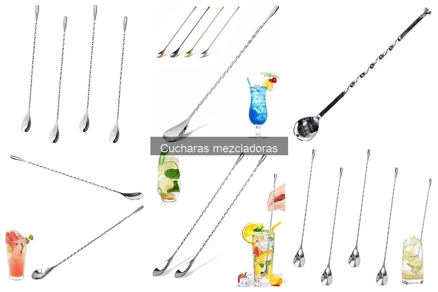 Consejos para usar cucharas mezcladoras en cócteles
