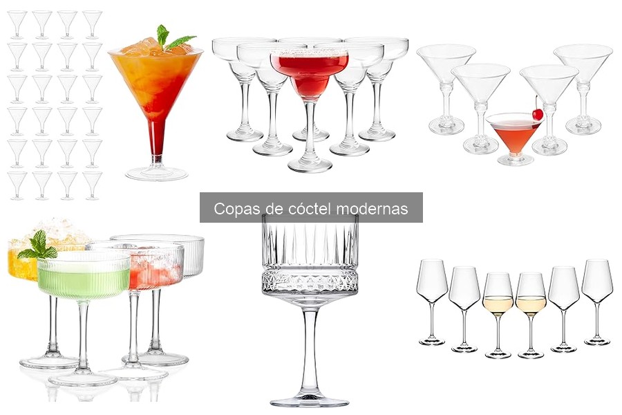 Copas de cóctel modernas vs. tradicionales: ¿cuál elegir?