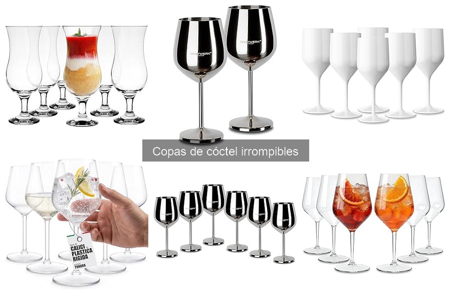 ¿Cuándo usar copas de cóctel irrompibles? Guía práctica