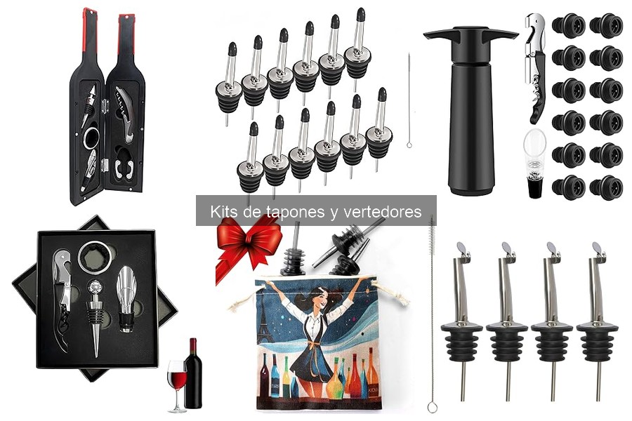 ¿Cuánto cuesta un kit de tapones y vertedores para tu bar?