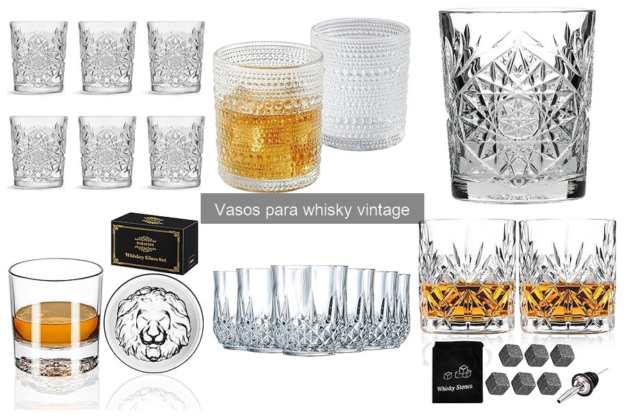 ¿Cuánto cuesta un vaso para whisky vintage? Precios y guía