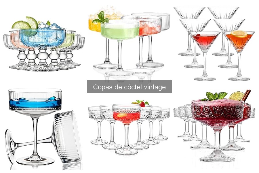 Cuidados esenciales para tus copas de cóctel vintage