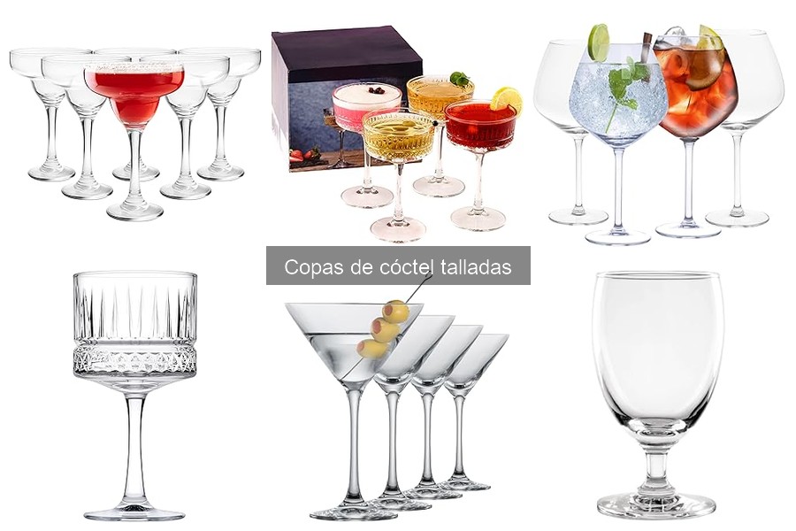 Descubre las copas de cóctel talladas: características y más