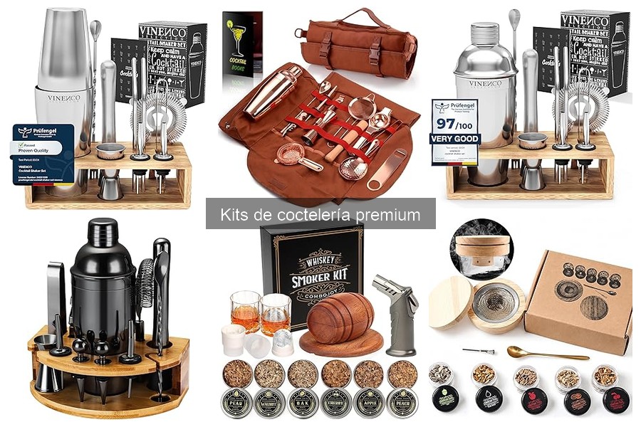 Descubre las herramientas de un kit de coctelería premium