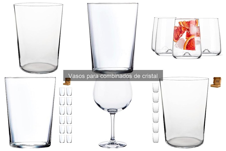 Descubre qué son los vasos para combinados de cristal
