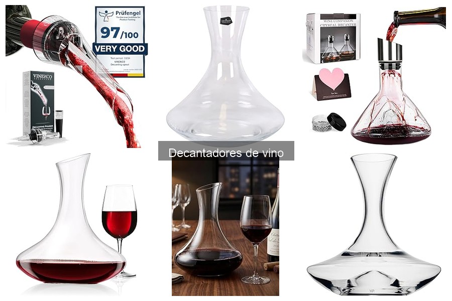 Diferencias entre aireador de vino y decantador