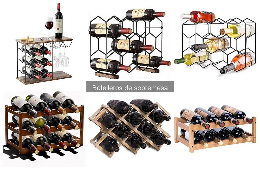Dónde comprar botelleros de sobremesa: guía completa