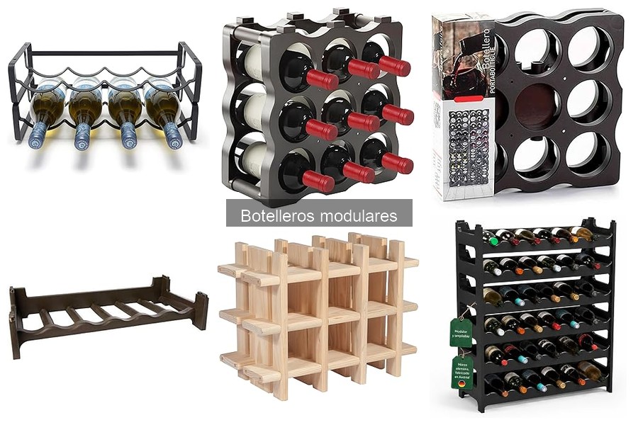 Dónde comprar botelleros modulares económicos y en oferta