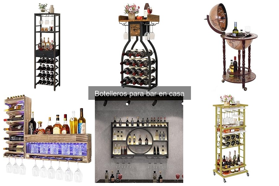 Dónde comprar botelleros para bar en casa: Mejores opciones