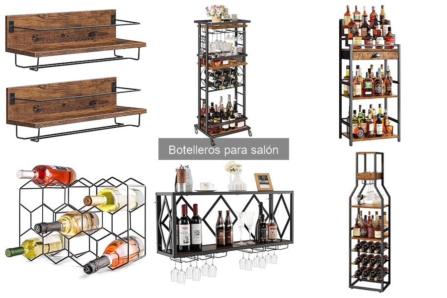 Dónde comprar botelleros para salón: Mejores opciones online y físicas