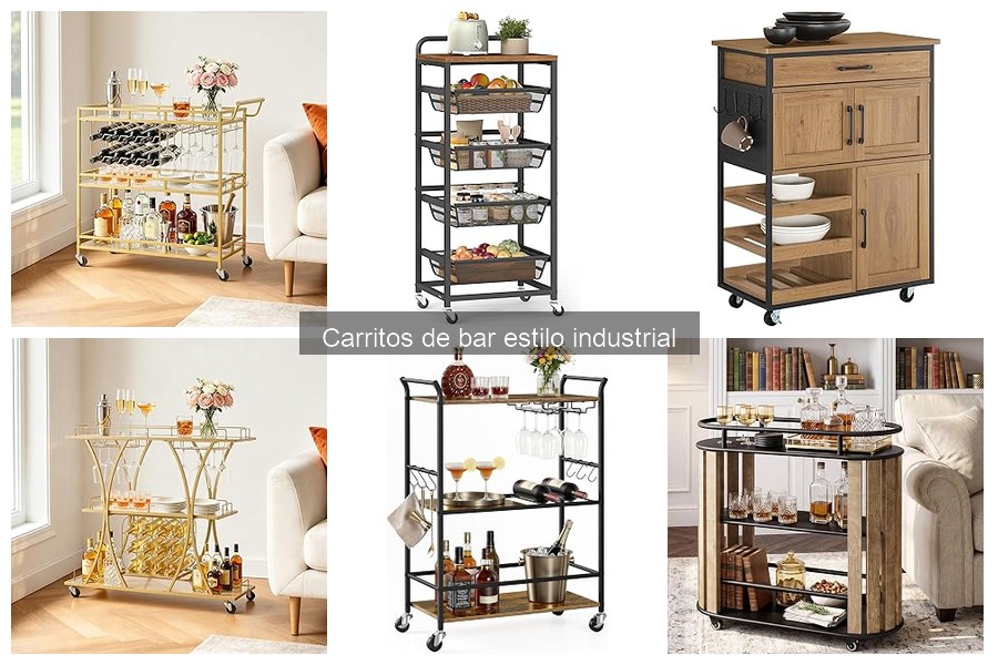 Dónde Comprar Carritos de Bar Estilo Industrial Asequibles