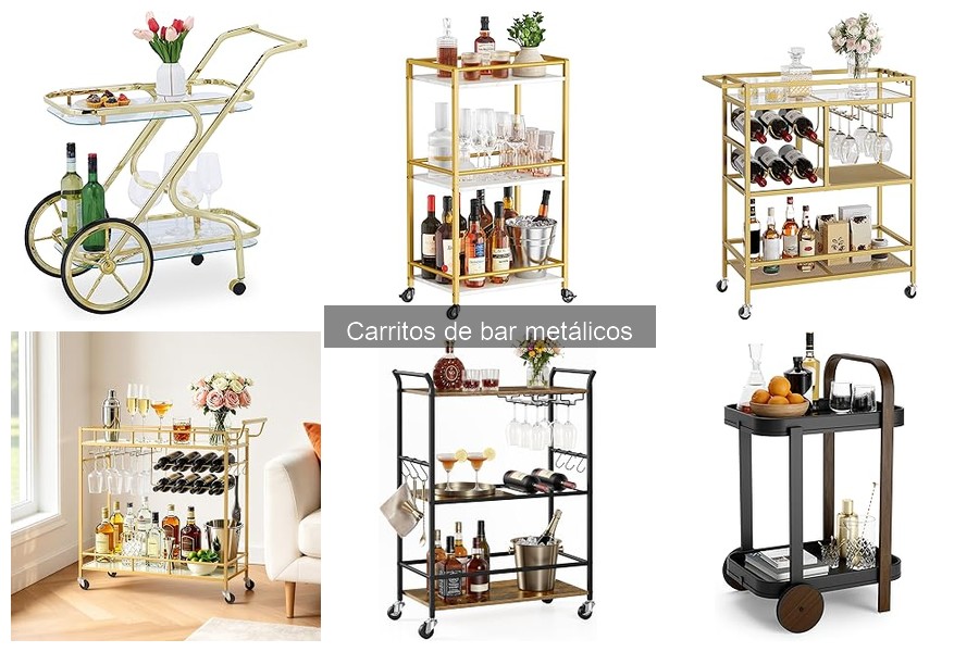 Dónde comprar carritos de bar metálicos a buen precio