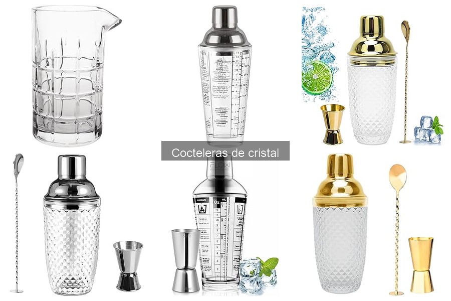 Dónde comprar cocteleras de cristal de calidad