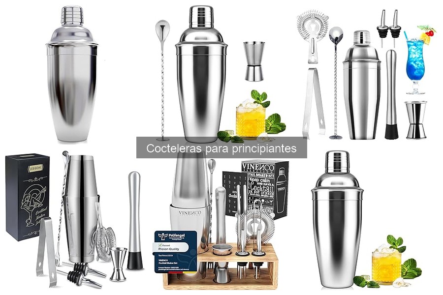 Dónde comprar cocteleras para principiantes: mejores opciones