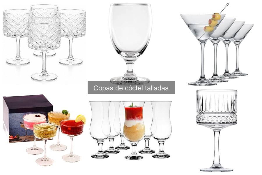 Dónde comprar copas de cóctel talladas a buen precio