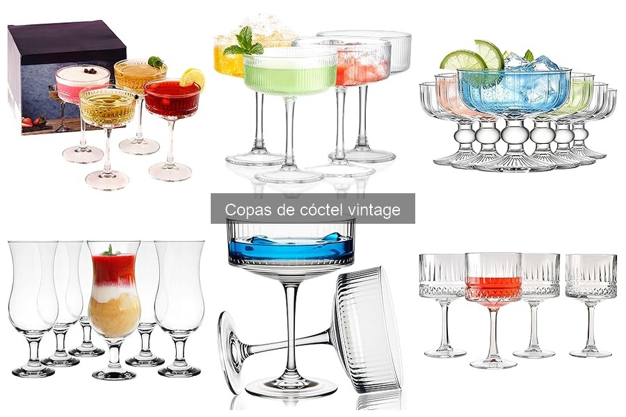 Dónde comprar copas de cóctel vintage: Tiendas yOfertas