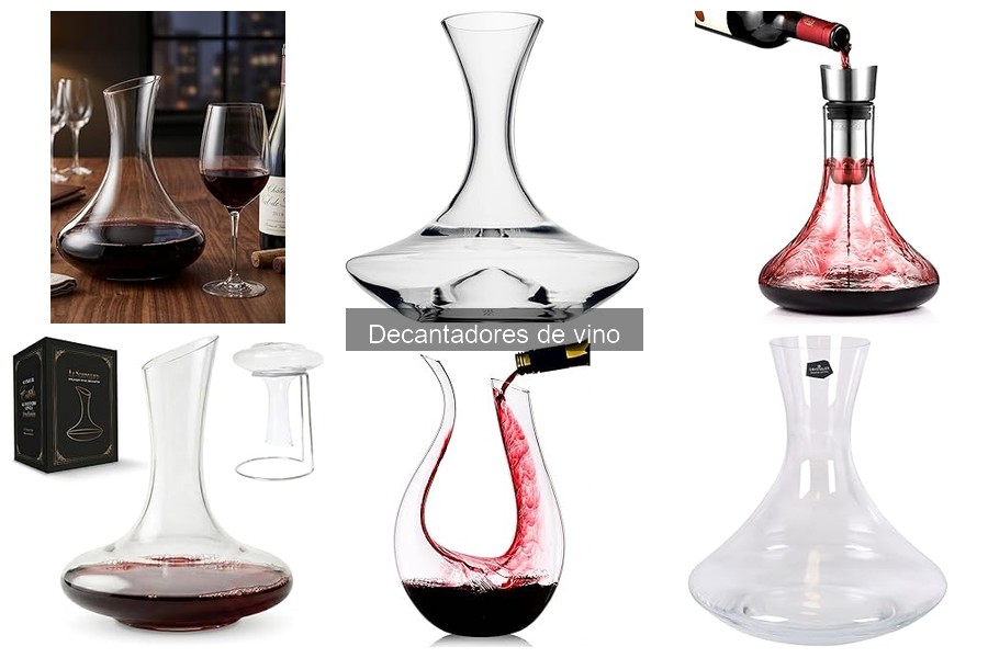Dónde comprar decantadores de vino: mejores opciones online