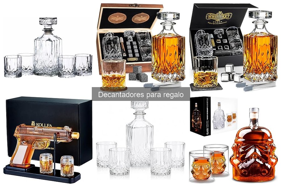 Dónde comprar decantadores para regalo con buenas ofertas
