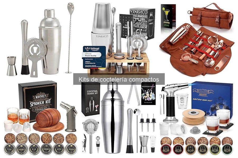 Dónde comprar kits de coctelería compactos al mejor precio