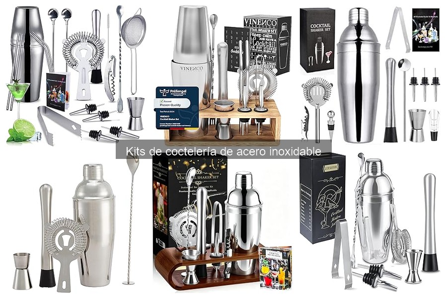 Dónde comprar kits de coctelería de acero inoxidable baratos
