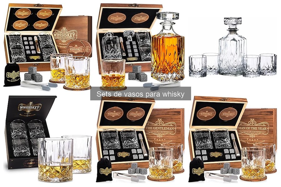 Dónde comprar los mejores sets de vasos para whisky
