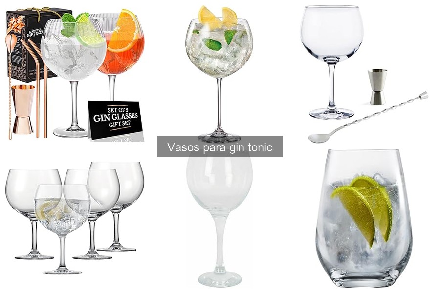 Dónde comprar los mejores vasos para gin tonic
