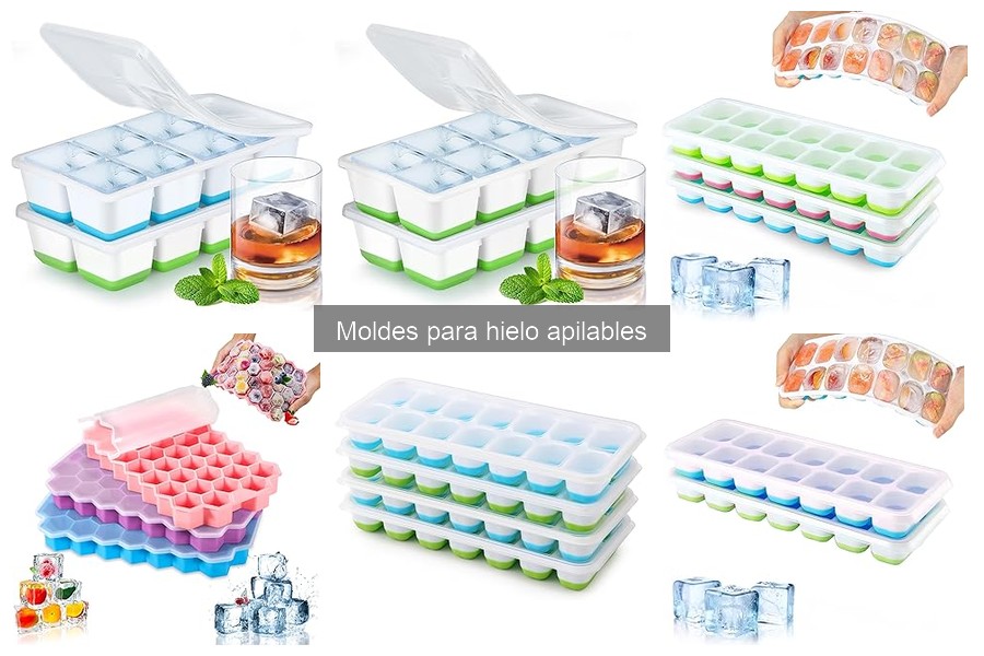 Dónde comprar moldes para hielo apilables al mejor precio