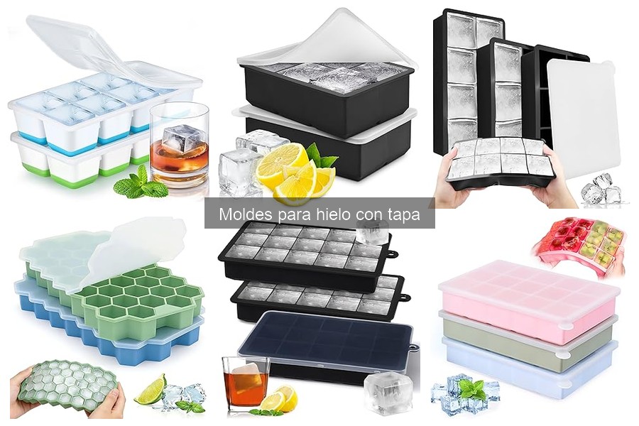 Dónde comprar moldes para hielo con tapa: Mejores opciones