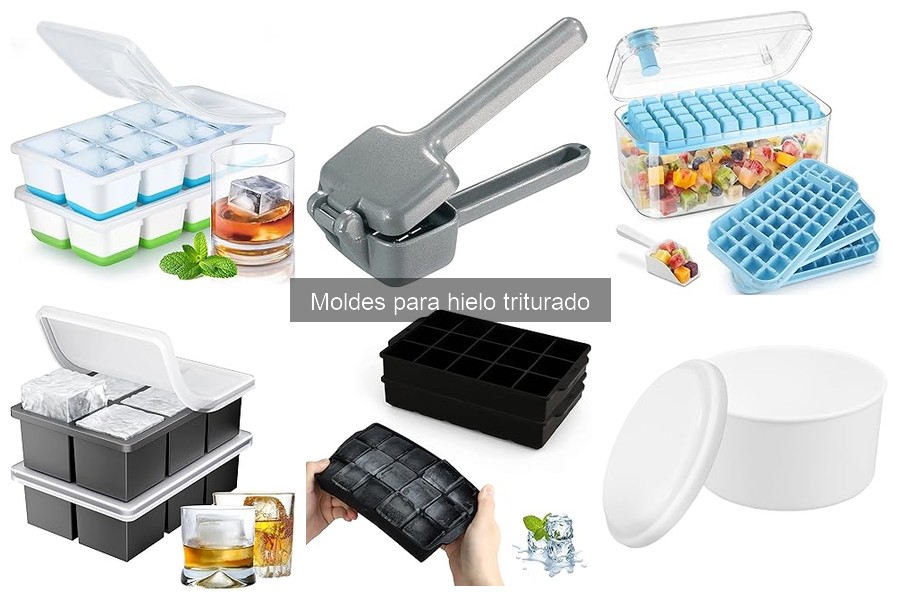 Dónde comprar moldes para hielo triturado: mejores opciones