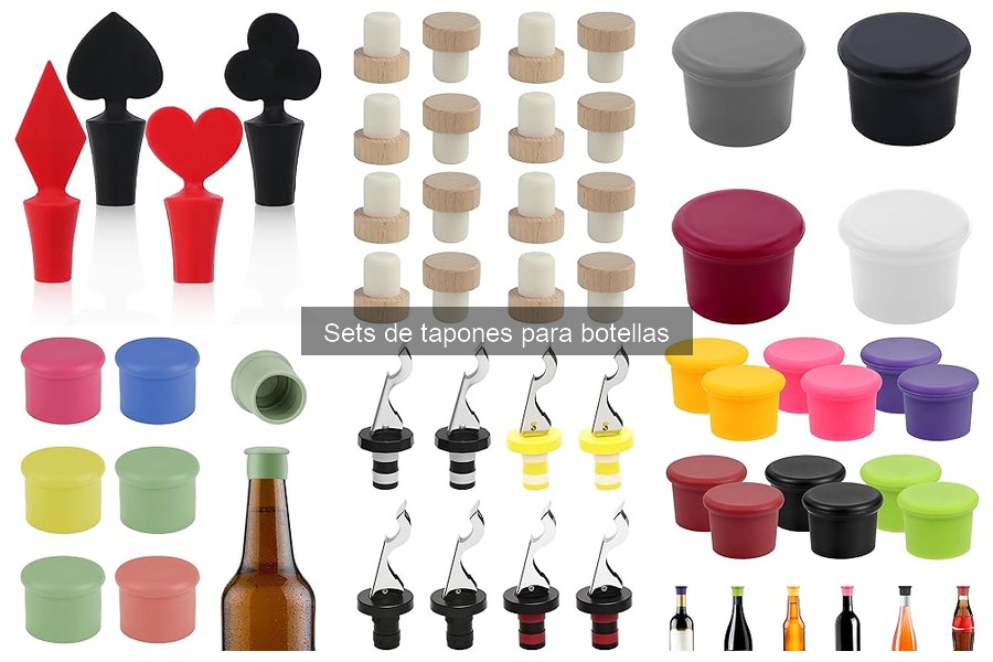 Dónde comprar sets de tapones para botellas baratos