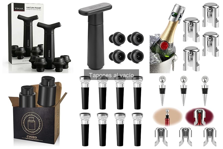 ¿Dónde comprar tapones al vacío para vino y más?