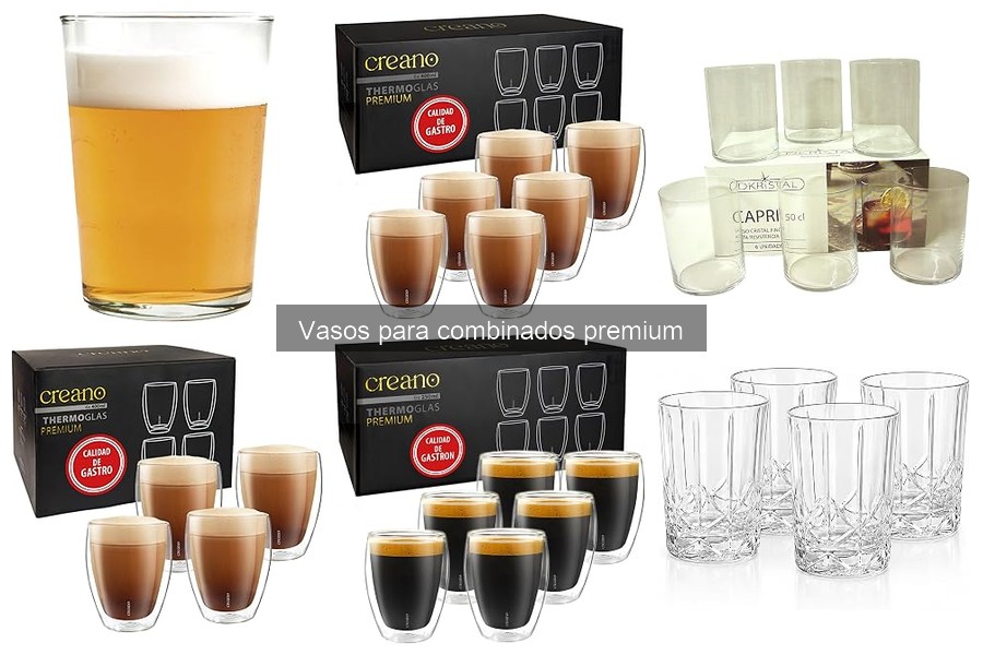 Dónde comprar vasos para combinados premium a buen precio