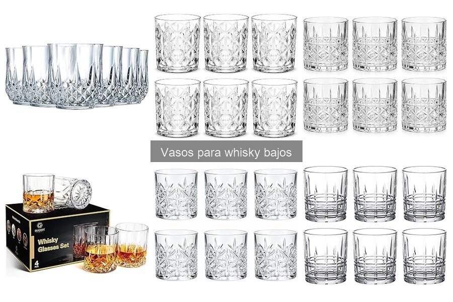 Dónde comprar vasos para whisky bajos al por mayor