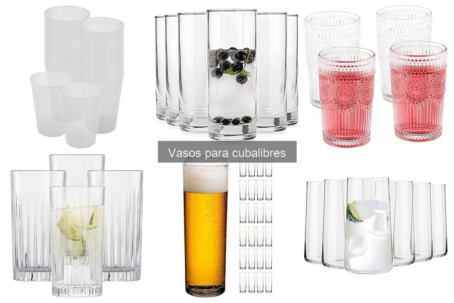 El tamaño ideal de vaso para disfrutar un cubalibre