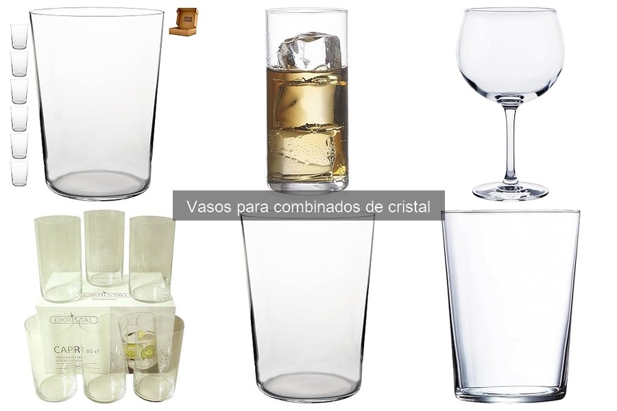 Errores al elegir vasos para combinados de cristal