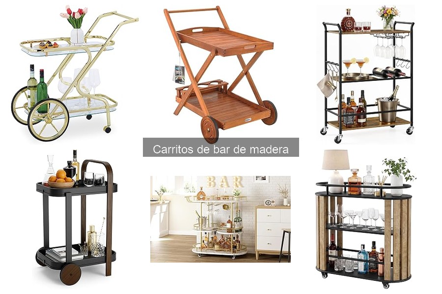 Errores comunes al comprar un carrito de bar de madera