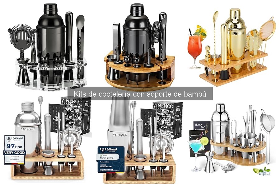 Errores comunes al elegir un kit de coctelería con soporte de bambú