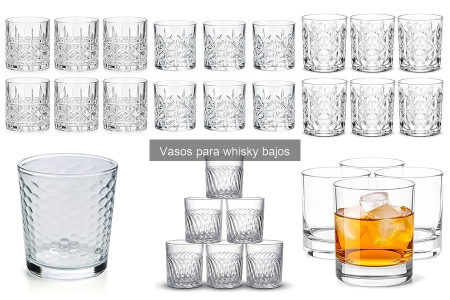 Errores comunes al elegir vasos para whisky bajos