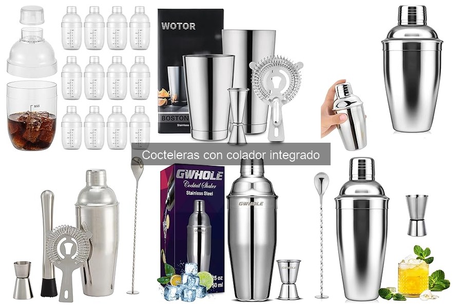 Errores comunes al usar cocteleras con colador integrado