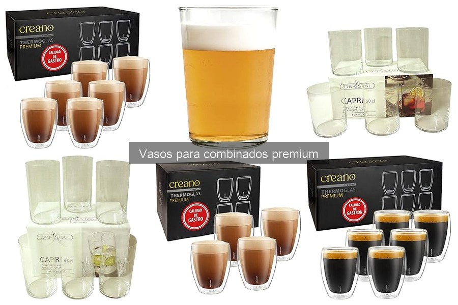 Errores comunes al usar vasos para combinados premium