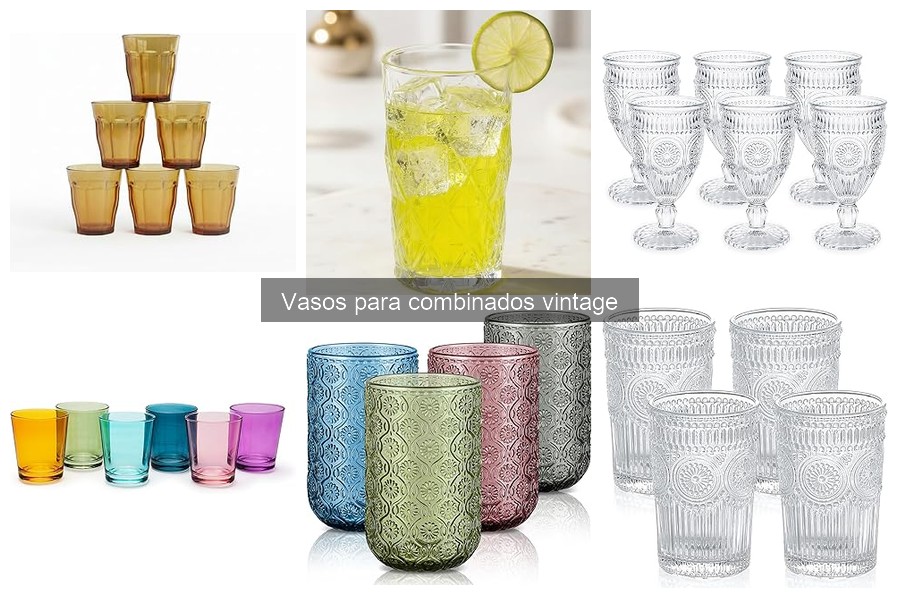 Errores comunes al usar vasos para combinados vintage