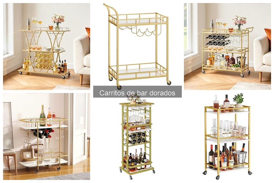 Errores comunes con carritos de bar dorados y soluciones